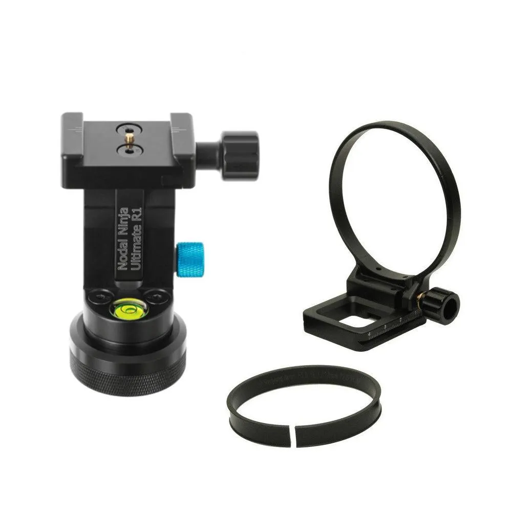 Nodal Ninja Ultimate R1 Adjustable Tilt   Rotator Mini V2   Lens Ring for Canon 8-15 F4   Stop plate