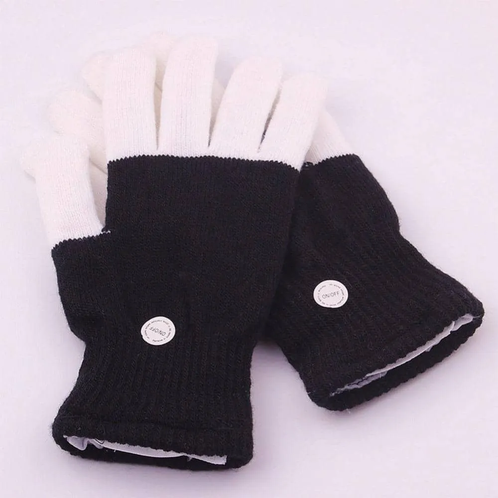 Pair of LED Light Gloves
