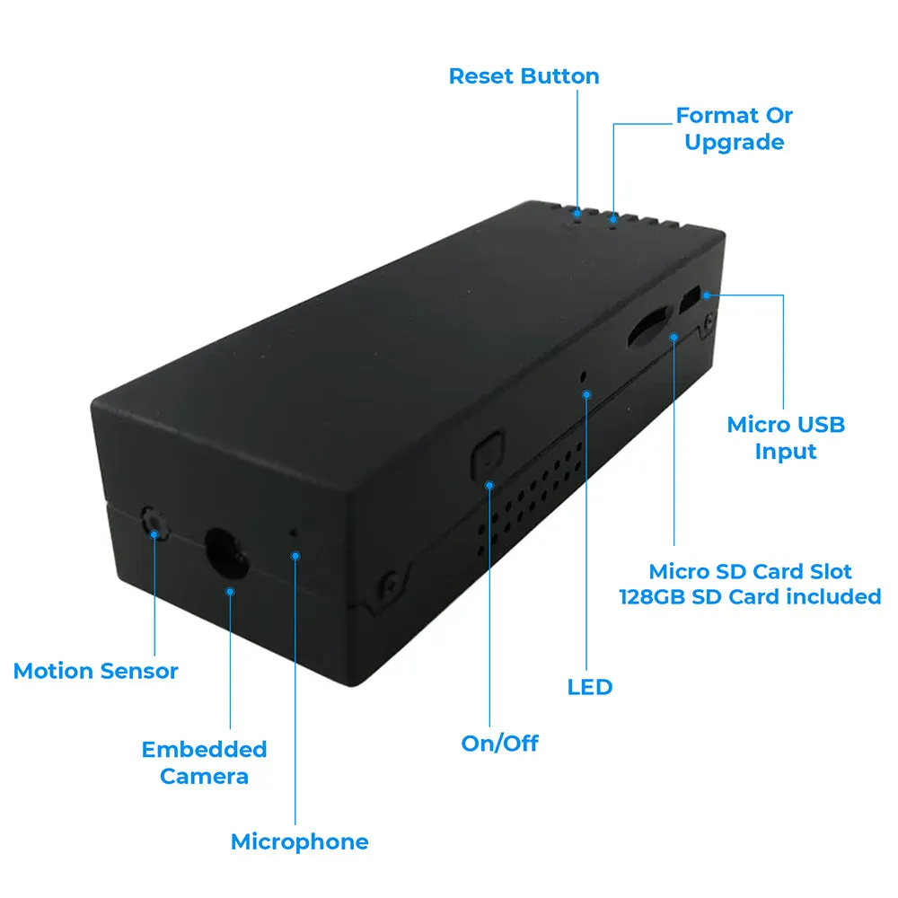 PBN - TEC Cam Vox 72-i Portable DVR 128GB -  25 Days Standby