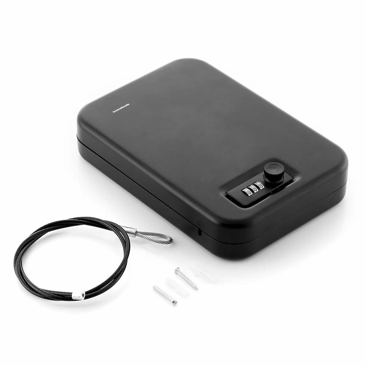 Portable Safe Box with Security Cable