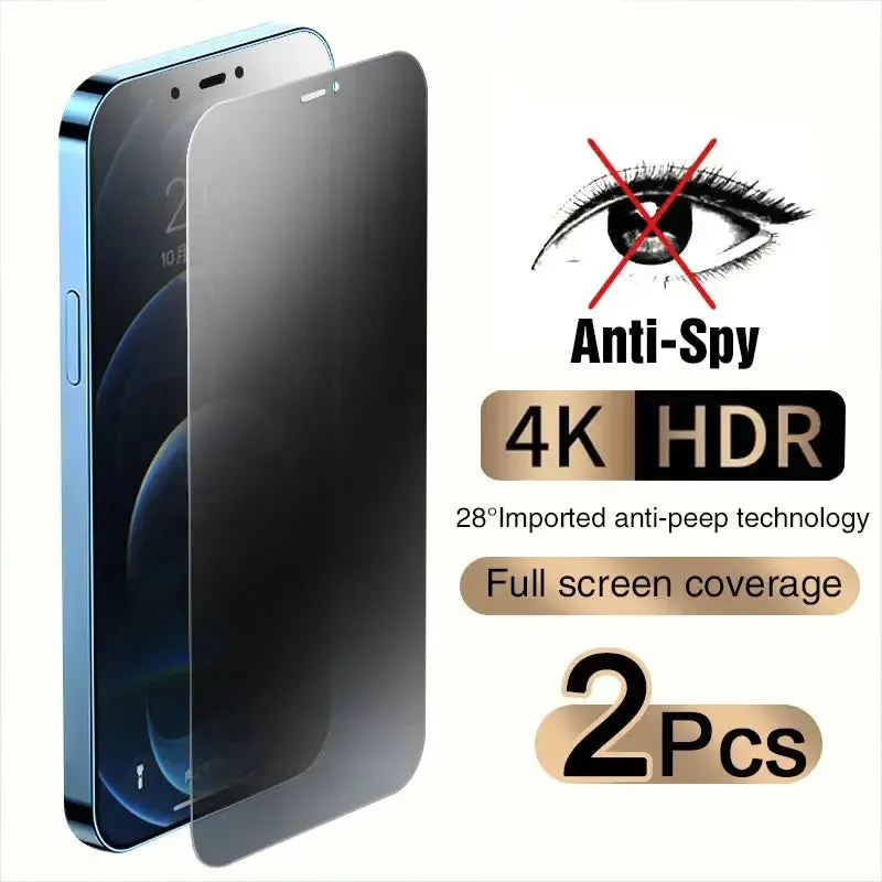 Protect Your Privacy with Full Cover Anti-Spy Screen Protector for iPhone: Shield Your Screen iPhone 11 12 13 14  Tempered Glass  FREE SHIPPING