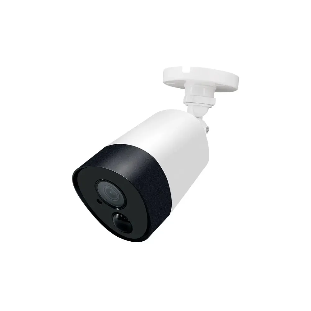 Qsee 5MP 2TB Wired DVR System with 4 PIR Infrared Cameras and 4 Analog Bullet Cameras Featuring Color Night Vision