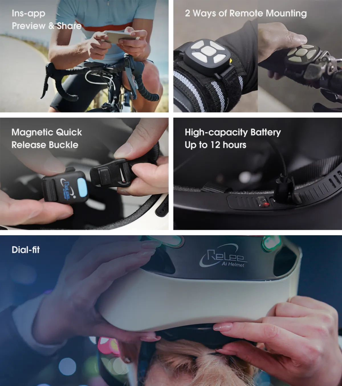 Relee M1 Smart AI Helmet