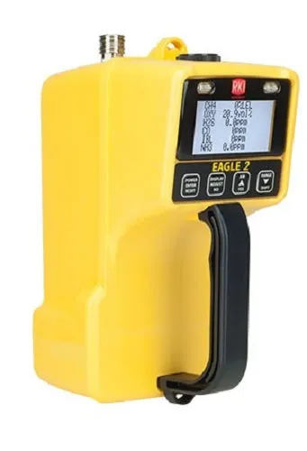 RKI Instruments 725-128-02-P2 Eagle 2 Five Gas Monitor LEL&PPM/O2/CO2/CI2/VOC's/NH3