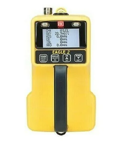 RKI Instruments 725-131-35-P2 Eagle 2 5 Gas Monitor LEL&PPM/CH4/O2/CO2/VOC's