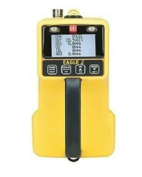 RKI Instruments 725-131-35-P2 Eagle 2 5 Gas Monitor LEL&PPM/CH4/O2/CO2/VOC's