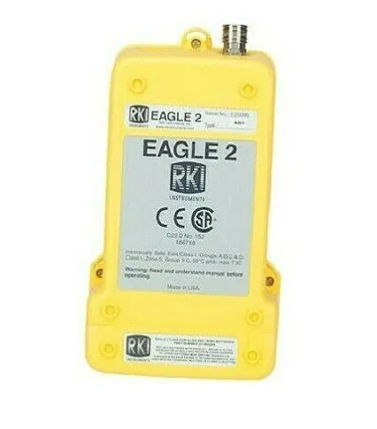 RKI Instruments 725-131-35-P2 Eagle 2 5 Gas Monitor LEL&PPM/CH4/O2/CO2/VOC's