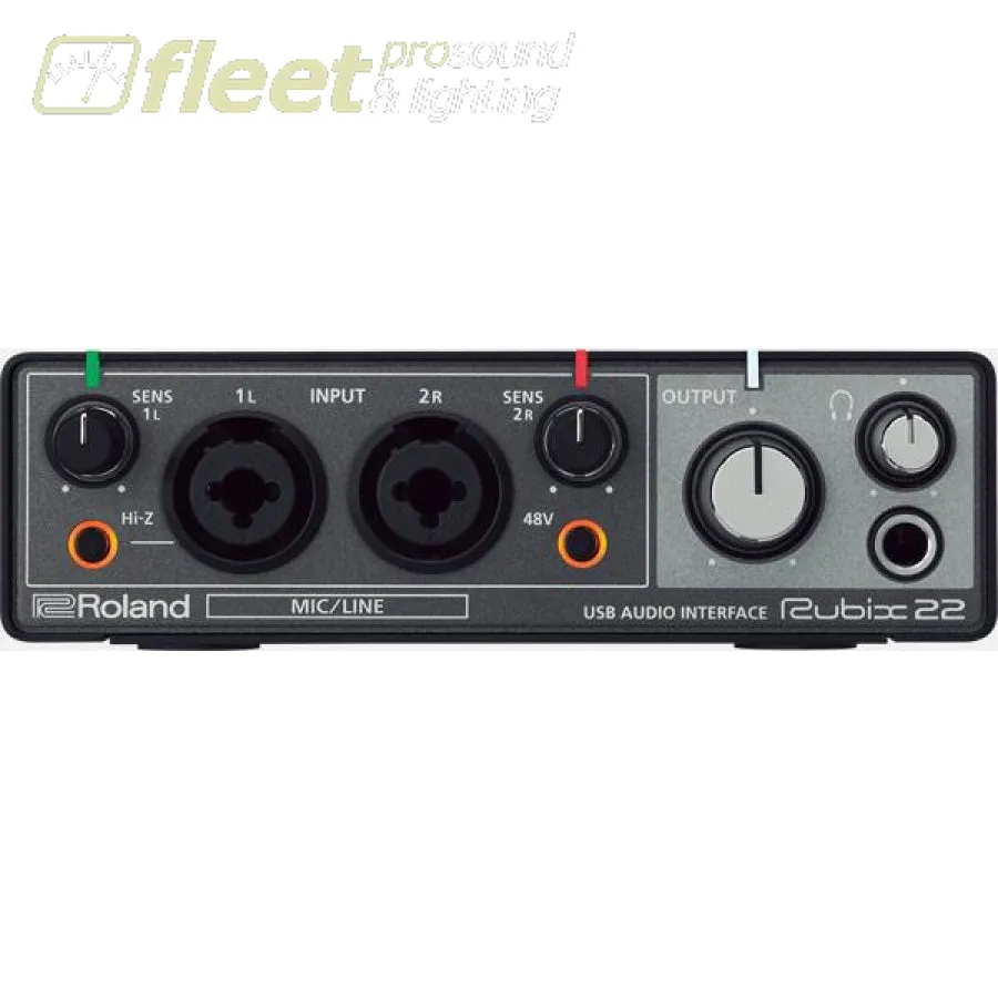 Roland RUBIX22 USB Audio Interface for Mac, PC, & iPad