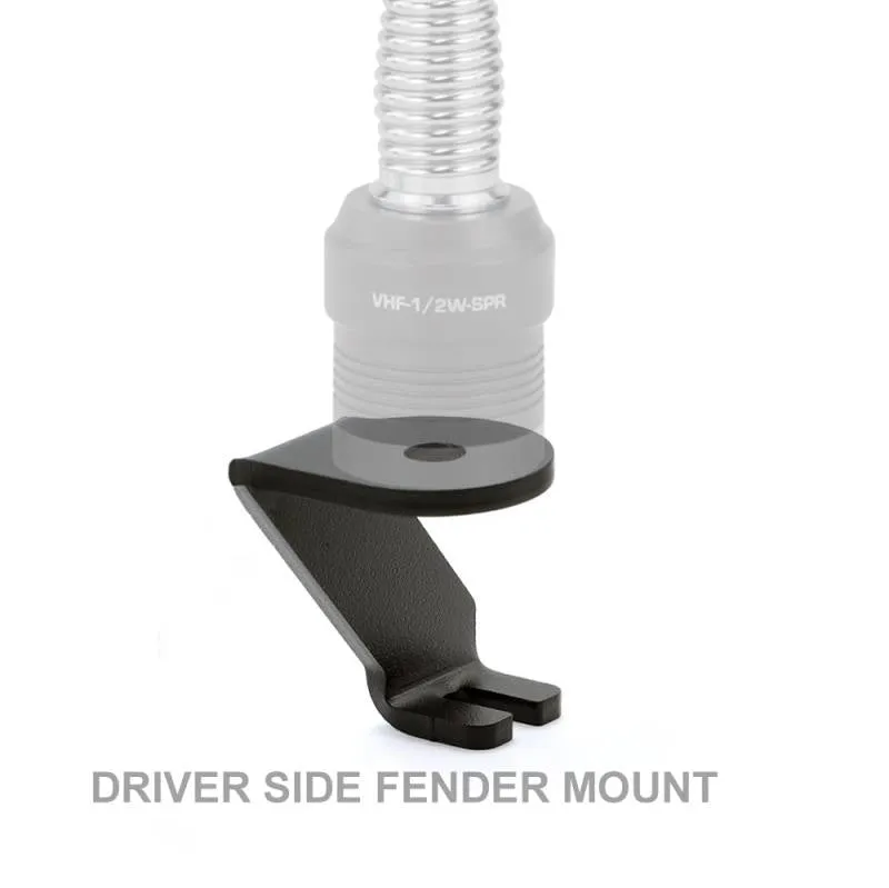 Rugged Radios A-Pillar Antenna Mount Ford F-Series Chevy Silverado Dodge Ram - Passenger Side