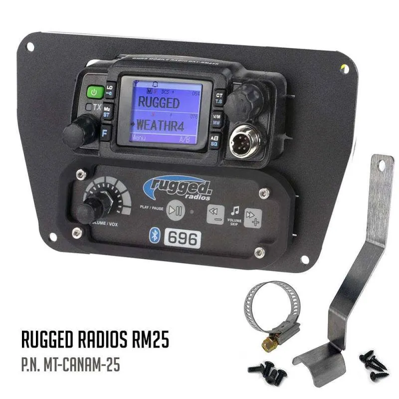 Rugged Radios Can-Am Commander Intercom and Radio Mount - Rugged Radios GMR25