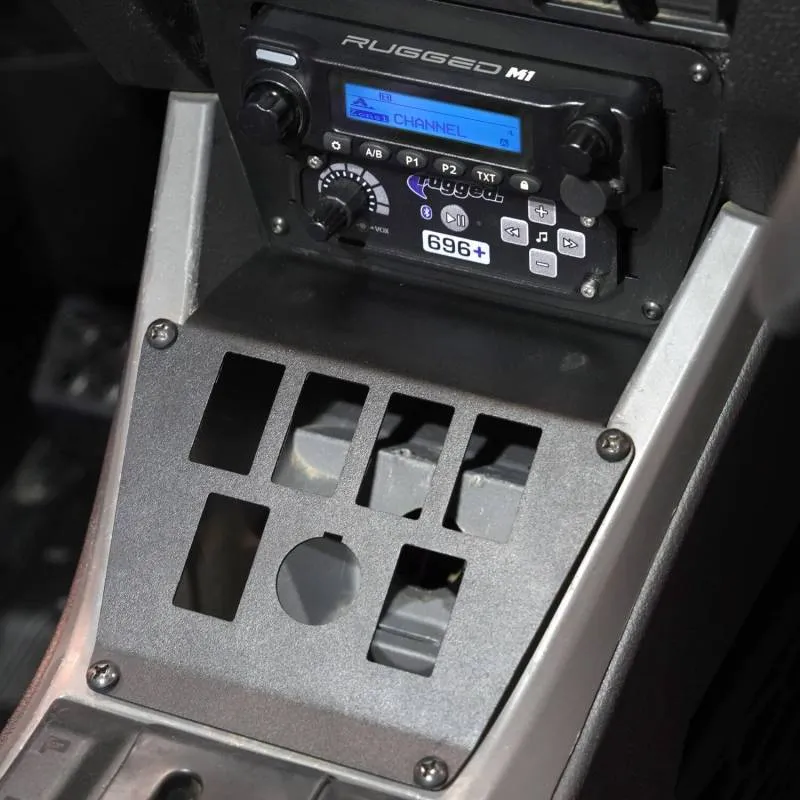Rugged Radios Lower Accessory Panel - SPOD Switch Panel - Polaris RZR PRO XP/RZR Turbo R/RZR PRO R Dash Mount Radio/Intercom