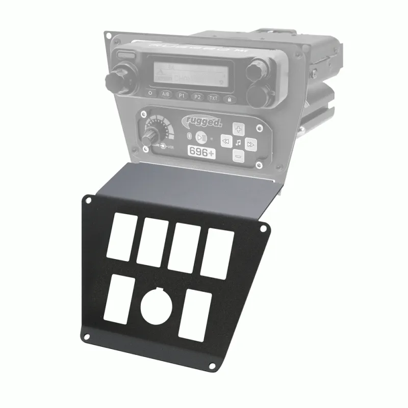 Rugged Radios Lower Accessory Panel - SPOD Switch Panel - Polaris RZR PRO XP/RZR Turbo R/RZR PRO R Dash Mount Radio/Intercom
