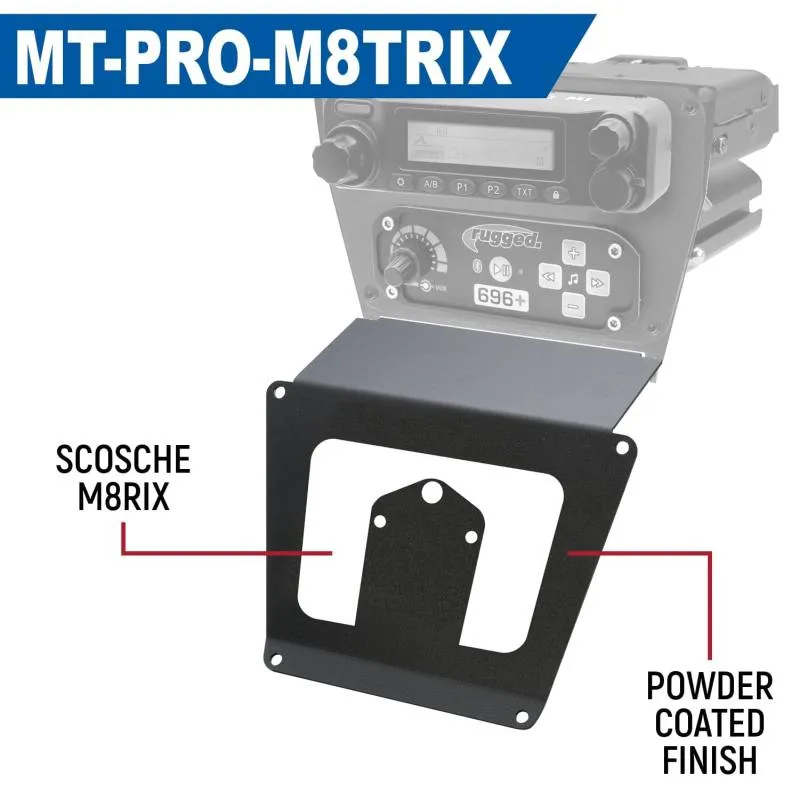 Rugged Radios Lower Accessory Panel - SPOD Switch Panel - Polaris RZR PRO XP/RZR Turbo R/RZR PRO R Dash Mount Radio/Intercom