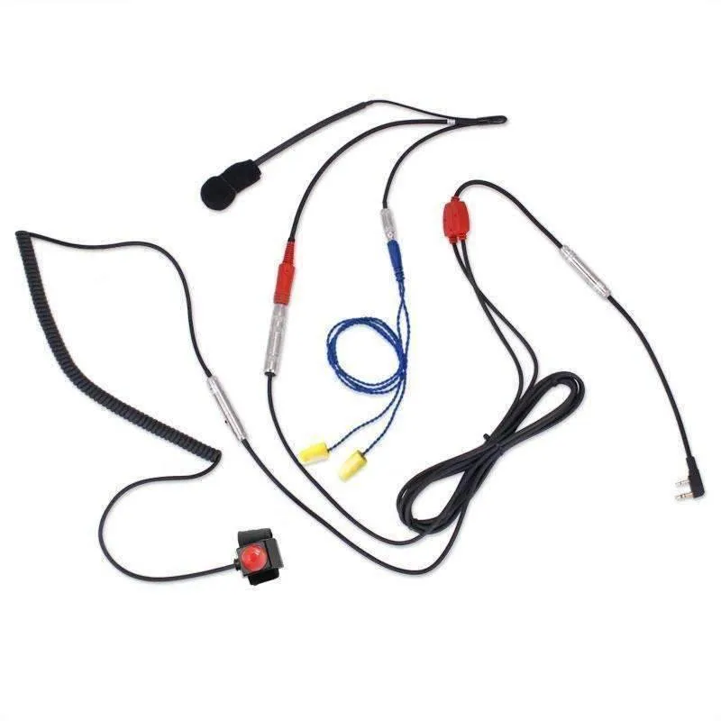 Rugged Radios NASCAR 3C Driver Communication Kit for Rugged Radios or Kenwood Radios