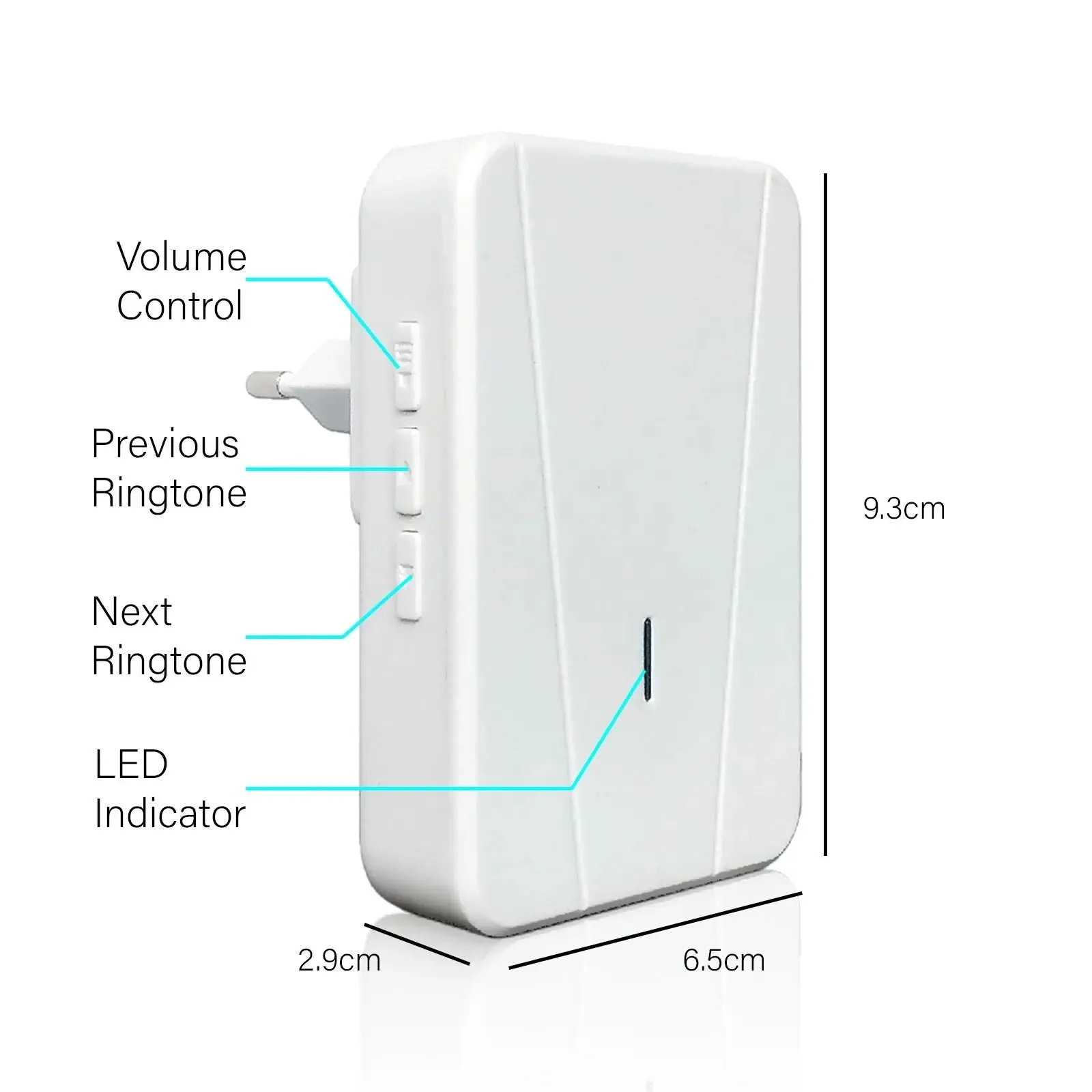 Safe zone wireless video doorbell camera 8gb smart remote control intercom wifi