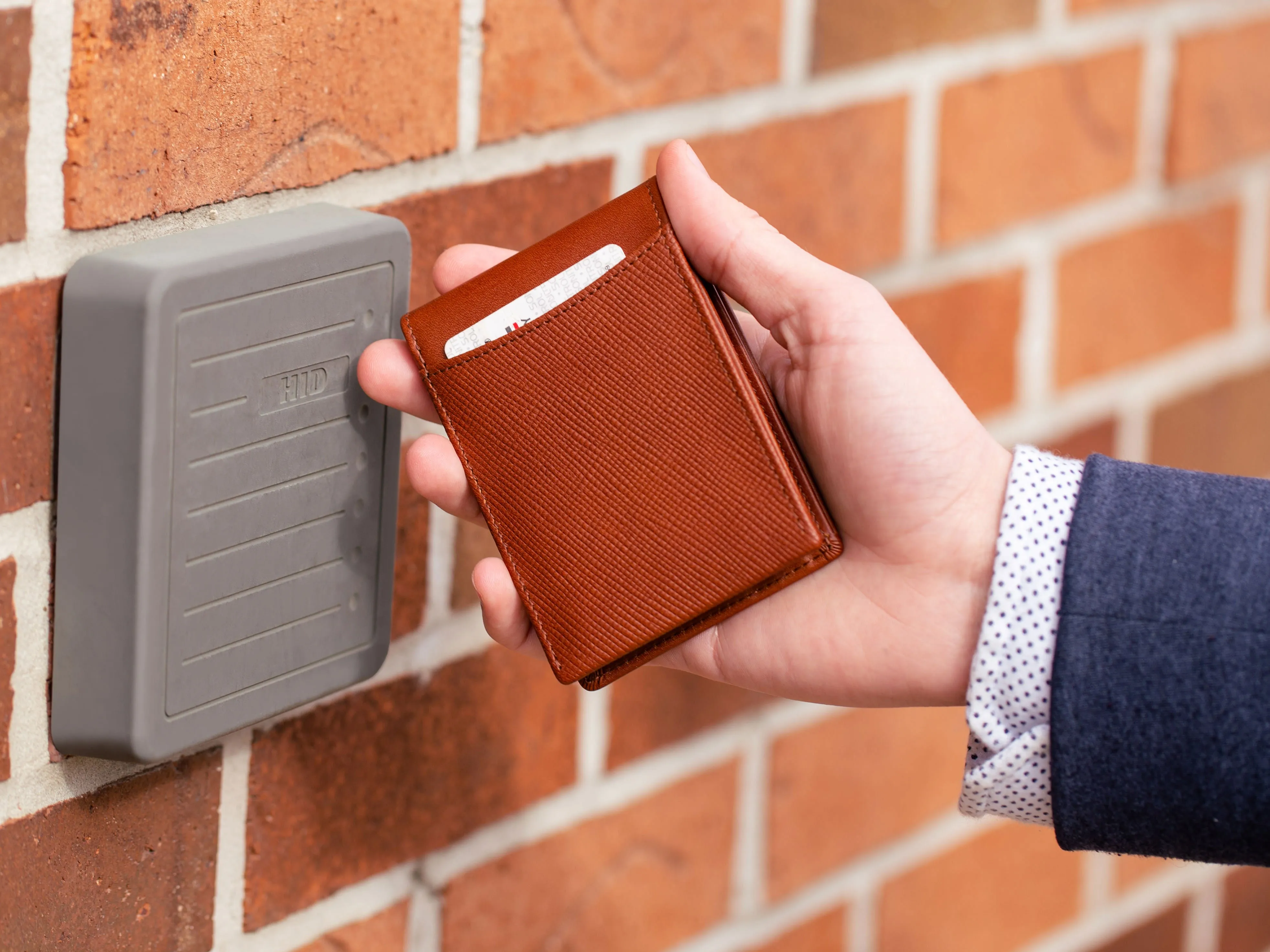 Saffiano Hall Pass Wallet
