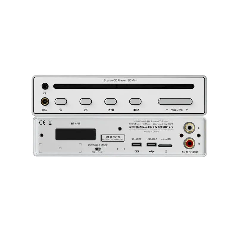 SHANLING EC Mini Hi-Fi Quality Dual ES9219MQ DACs Bluetooth CD Player