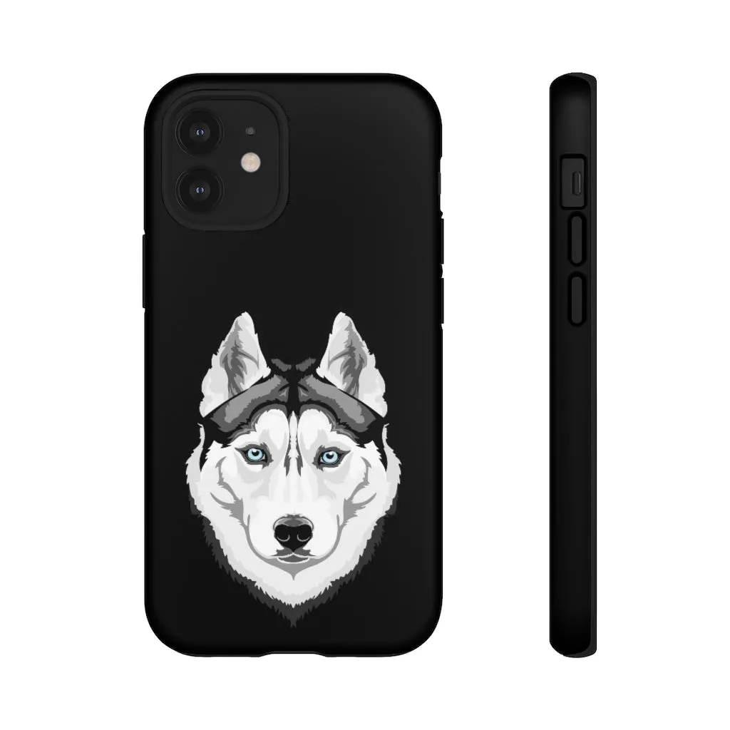 Siberian Husky Tough Cell Phone Cases, 33 Types of Cases, 2 Layer Case, Impact Resistant, FREE Shipping, Made in USA!!