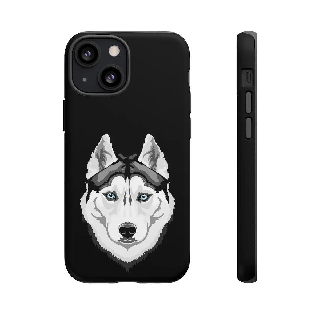 Siberian Husky Tough Cell Phone Cases, 33 Types of Cases, 2 Layer Case, Impact Resistant, FREE Shipping, Made in USA!!