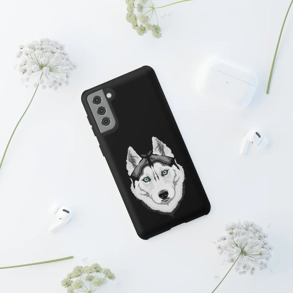 Siberian Husky Tough Cell Phone Cases, 33 Types of Cases, 2 Layer Case, Impact Resistant, FREE Shipping, Made in USA!!
