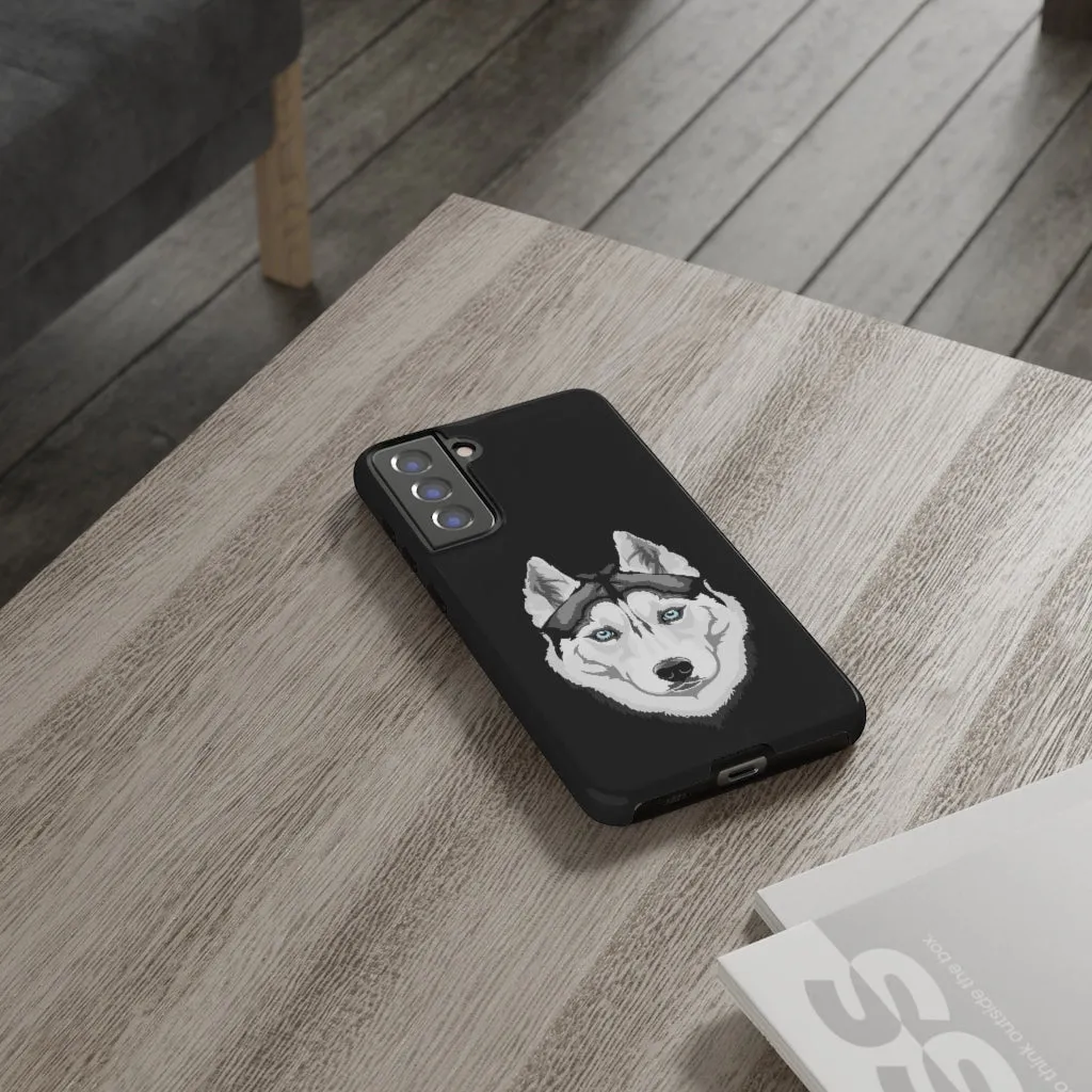 Siberian Husky Tough Cell Phone Cases, 33 Types of Cases, 2 Layer Case, Impact Resistant, FREE Shipping, Made in USA!!