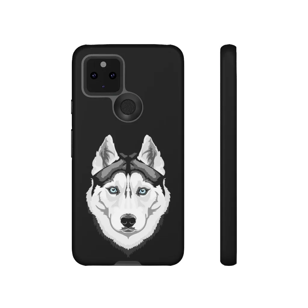 Siberian Husky Tough Cell Phone Cases, 33 Types of Cases, 2 Layer Case, Impact Resistant, FREE Shipping, Made in USA!!