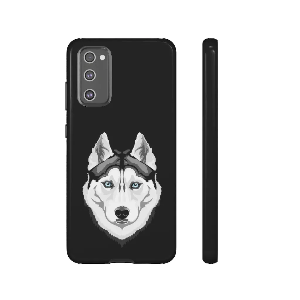 Siberian Husky Tough Cell Phone Cases, 33 Types of Cases, 2 Layer Case, Impact Resistant, FREE Shipping, Made in USA!!