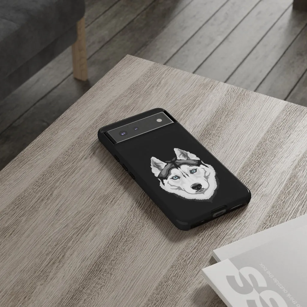 Siberian Husky Tough Cell Phone Cases, 33 Types of Cases, 2 Layer Case, Impact Resistant, FREE Shipping, Made in USA!!