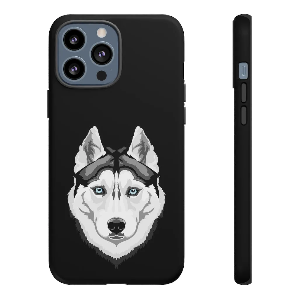 Siberian Husky Tough Cell Phone Cases, 33 Types of Cases, 2 Layer Case, Impact Resistant, FREE Shipping, Made in USA!!