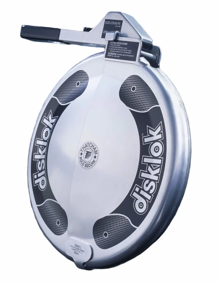 Silver Small Disklok for RHD Cars