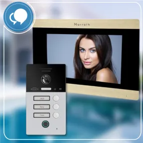 Smart Wi-Fi Video Intercom with Gate Unlock.