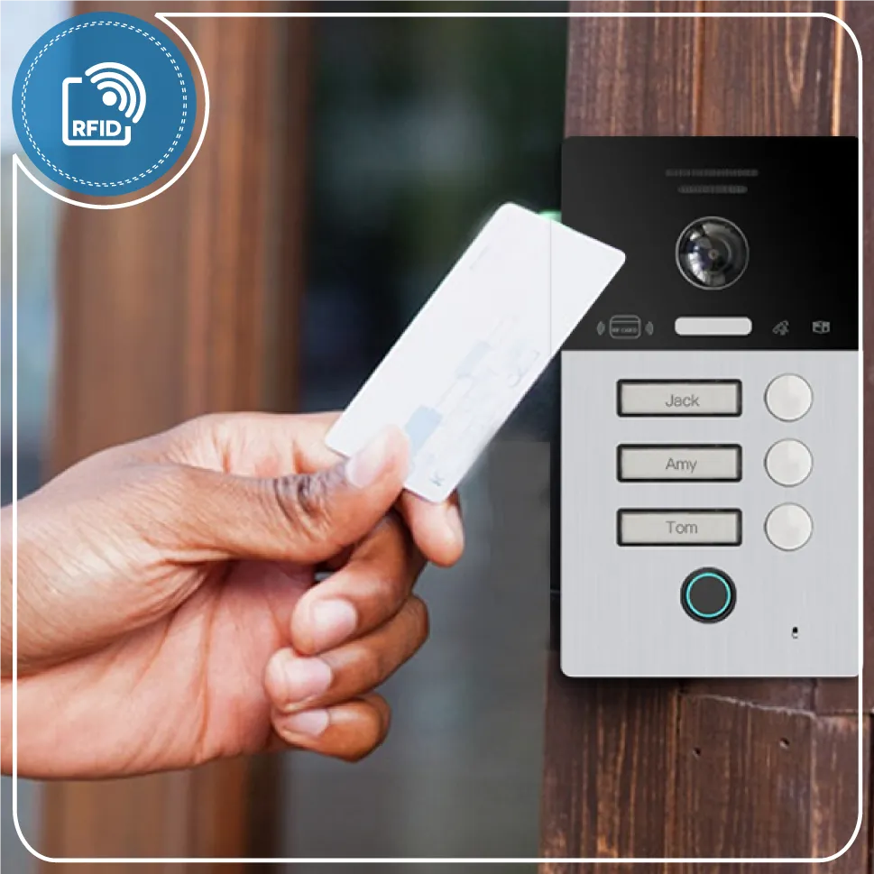Smart Wi-Fi Video Intercom with Gate Unlock.