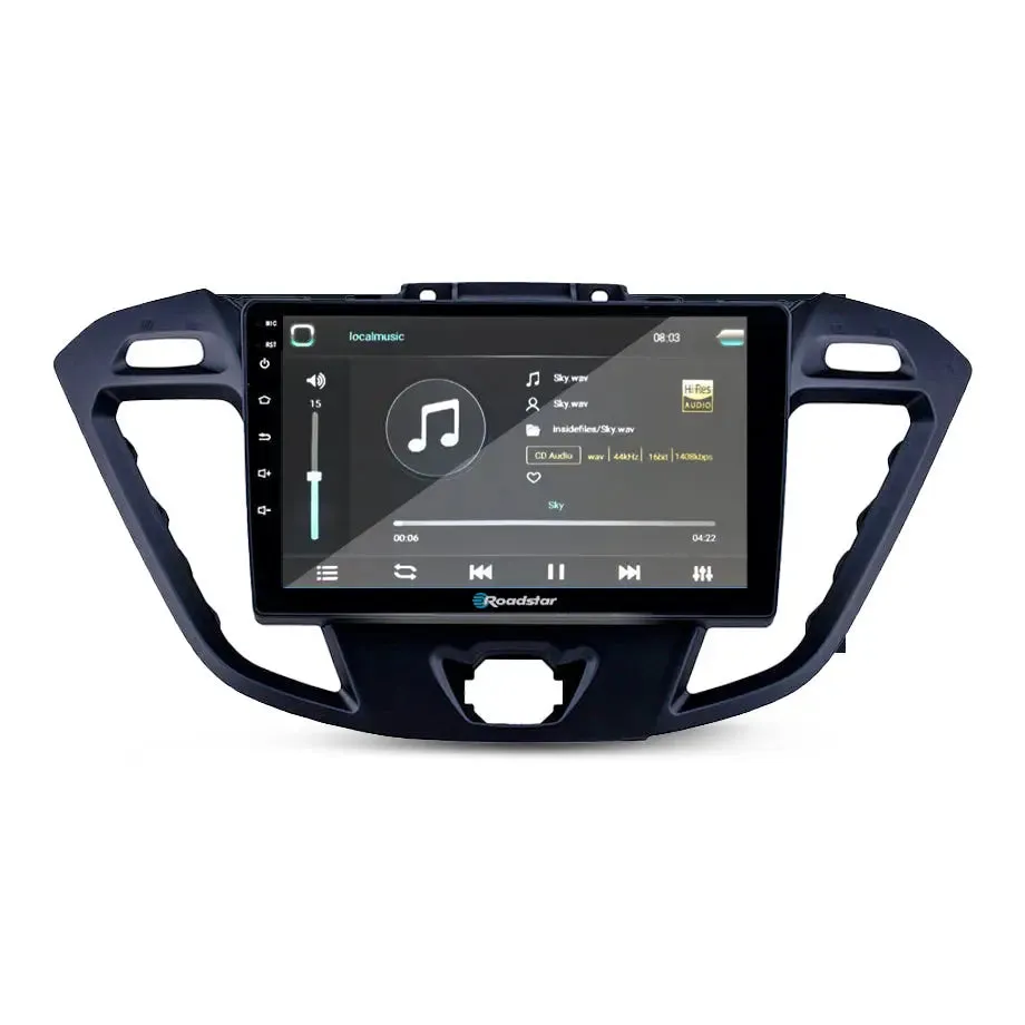 Suitable To Fit Ford Transit / Tourneo (13-17) - 9 Inch Roadstar Android Entertainment & GPS System