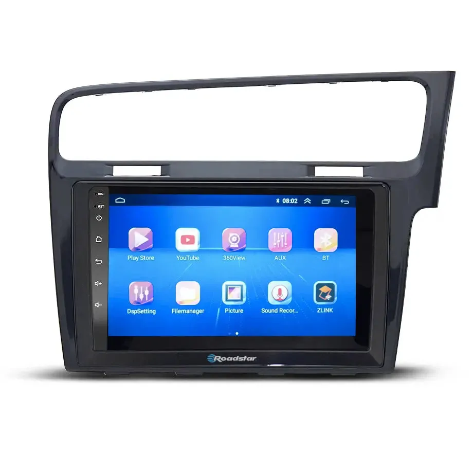 Suitable To Fit VW Golf 7 - 9 Inch Roadstar Android Entertainment & GPS System