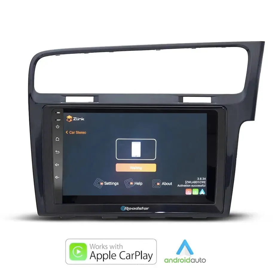 Suitable To Fit VW Golf 7 - 9 Inch Roadstar Android Entertainment & GPS System