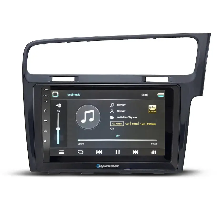 Suitable To Fit VW Golf 7 - 9 Inch Roadstar Android Entertainment & GPS System