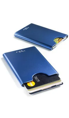 Thin King Aluminum Card Case - Blue