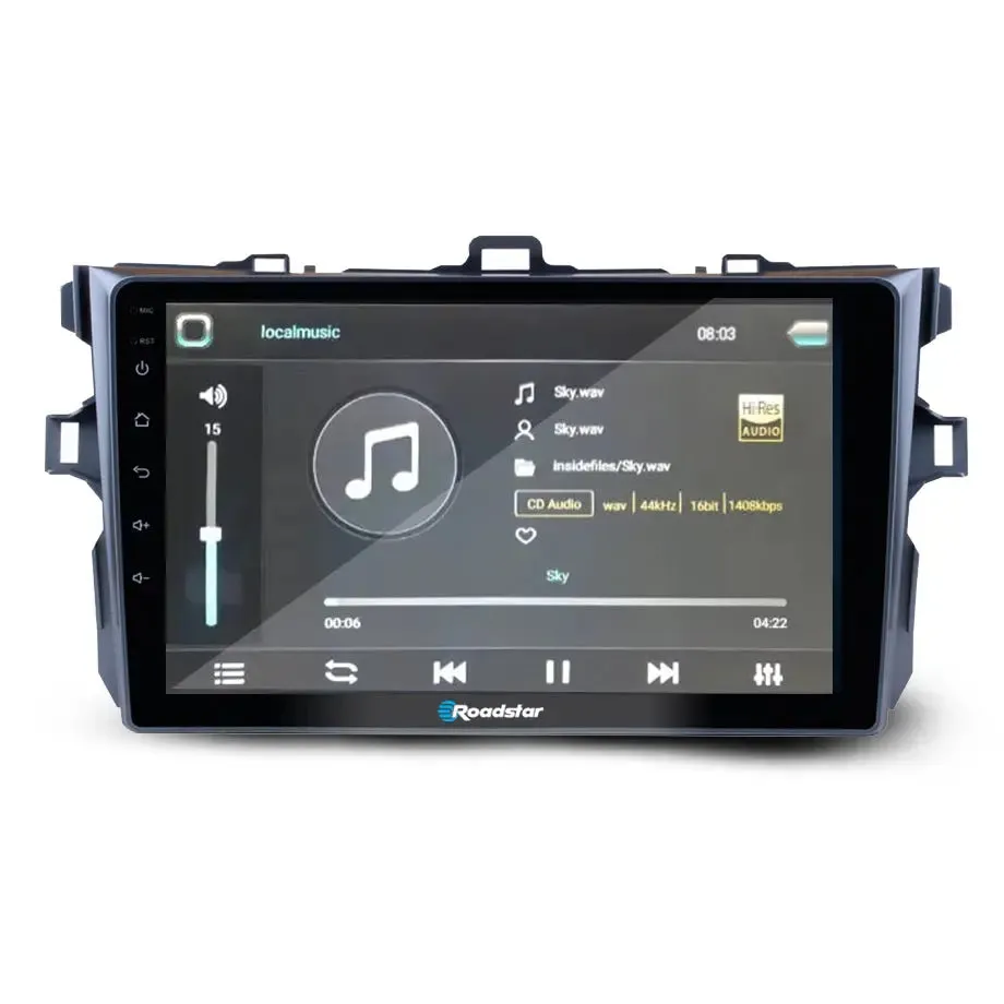 Toyota Corolla (07-13) - 9 Inch Roadstar Android Entertainment & GPS System