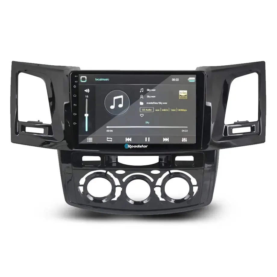 Toyota Fortuner (05-14) - 9 Inch Roadstar Android Entertainment & GPS System (M/C)
