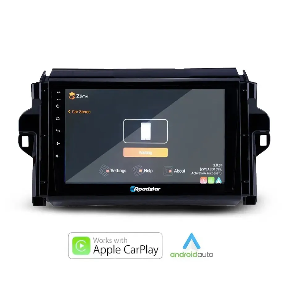 Toyota Fortuner (16-22) - 9 Inch Roadstar Android Entertainment & GPS System