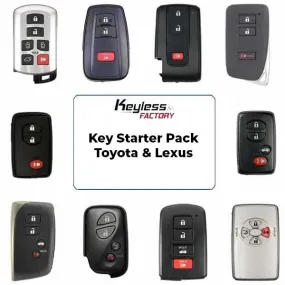 Toyota / Lexus Keys - Complete Starter Pack (30 Pieces) (AFTERMARKET)