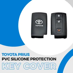 Toyota Prius PVC Silicone Protection Key Cover - Model 2016-2017 - Full Cover Remote Case Keyless Protector Jacket | Silicone Key Case