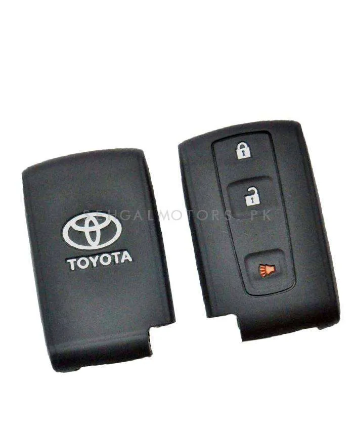 Toyota Prius PVC Silicone Protection Key Cover - Model 2016-2017 - Full Cover Remote Case Keyless Protector Jacket | Silicone Key Case