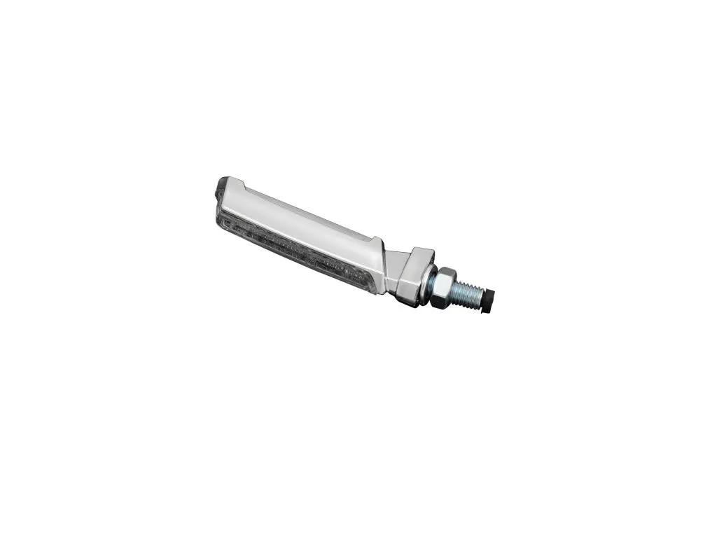Turn Signal Set (2) Blade, LED - Chrome - Highway Hawk H68-687