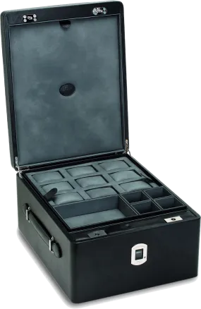 UNDERWOOD (London) - Biometric Jewelry Storage Train Case | UN3224/BLK