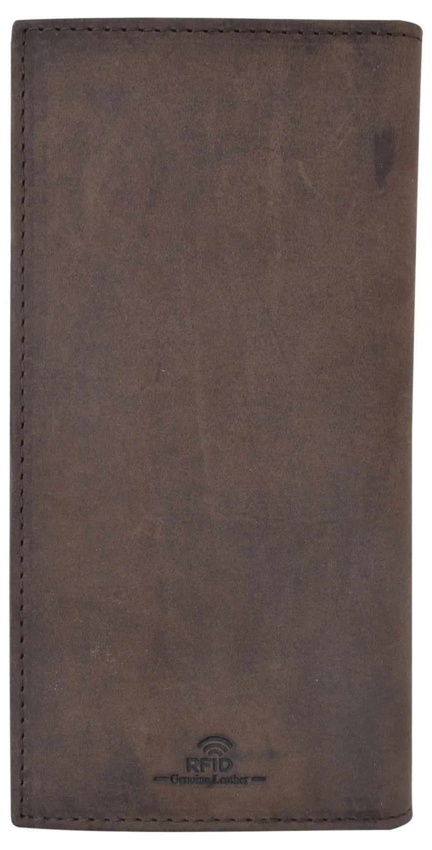 USA Genuine Leather Checkbook Cover For Men & Women Checkbook Holder Wallet RFID Blocking RFID61156HU