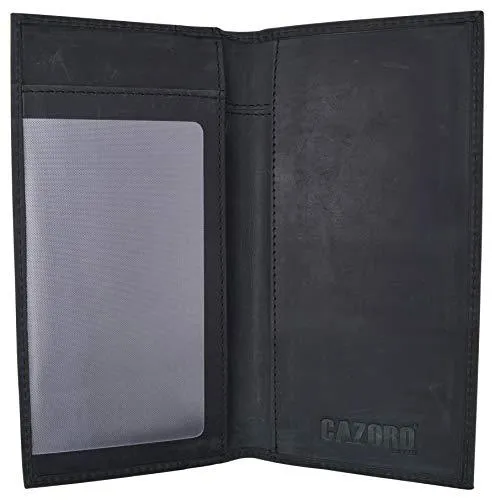 USA Genuine Leather Checkbook Cover For Men & Women Checkbook Holder Wallet RFID Blocking RFID61156HU