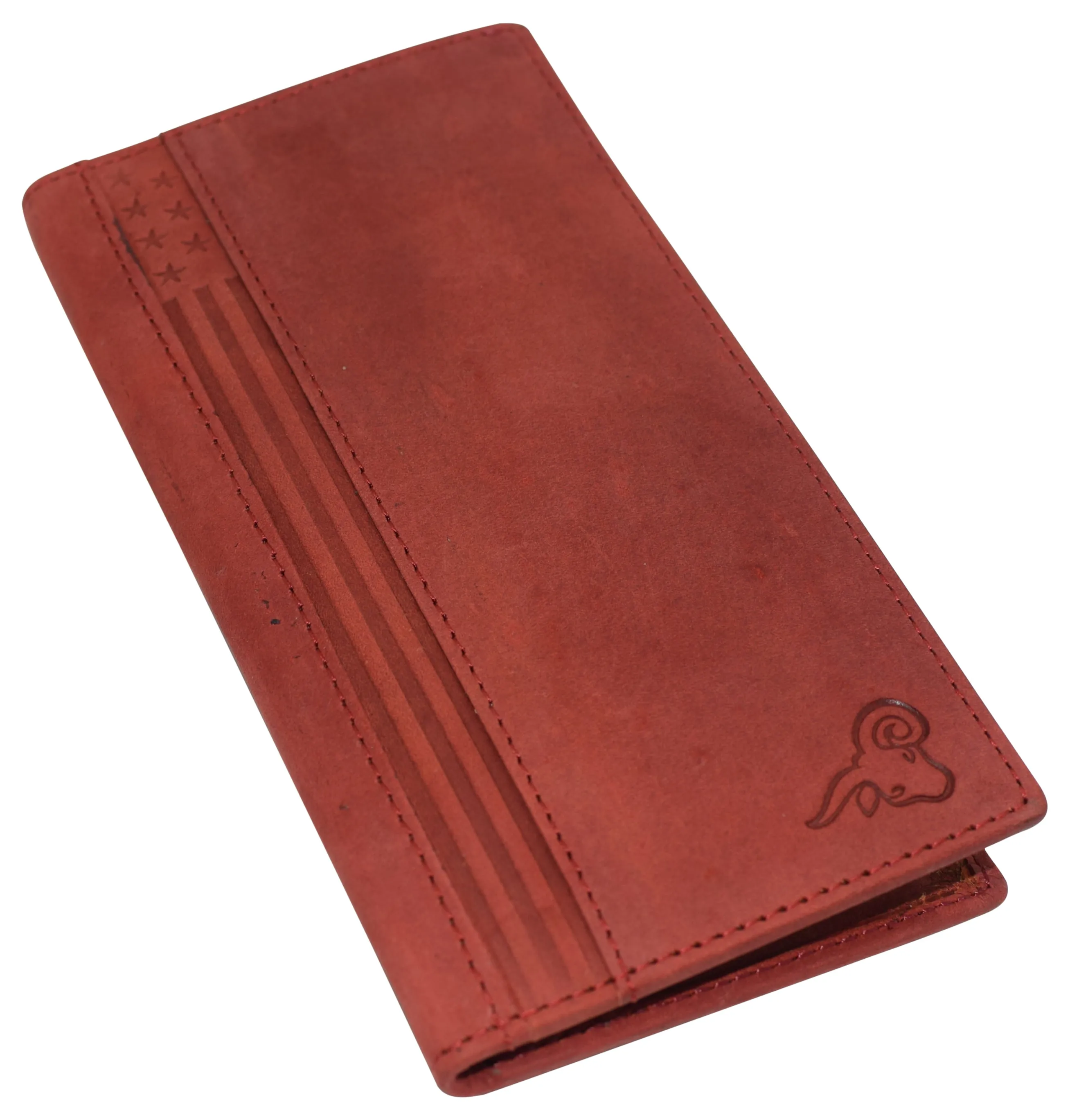 USA Genuine Leather Checkbook Cover For Men & Women Checkbook Holder Wallet RFID Blocking RFID61156HU
