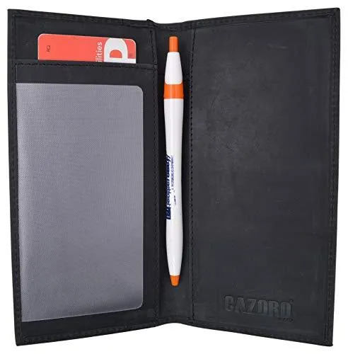 USA Genuine Leather Checkbook Cover For Men & Women Checkbook Holder Wallet RFID Blocking RFID61156HU