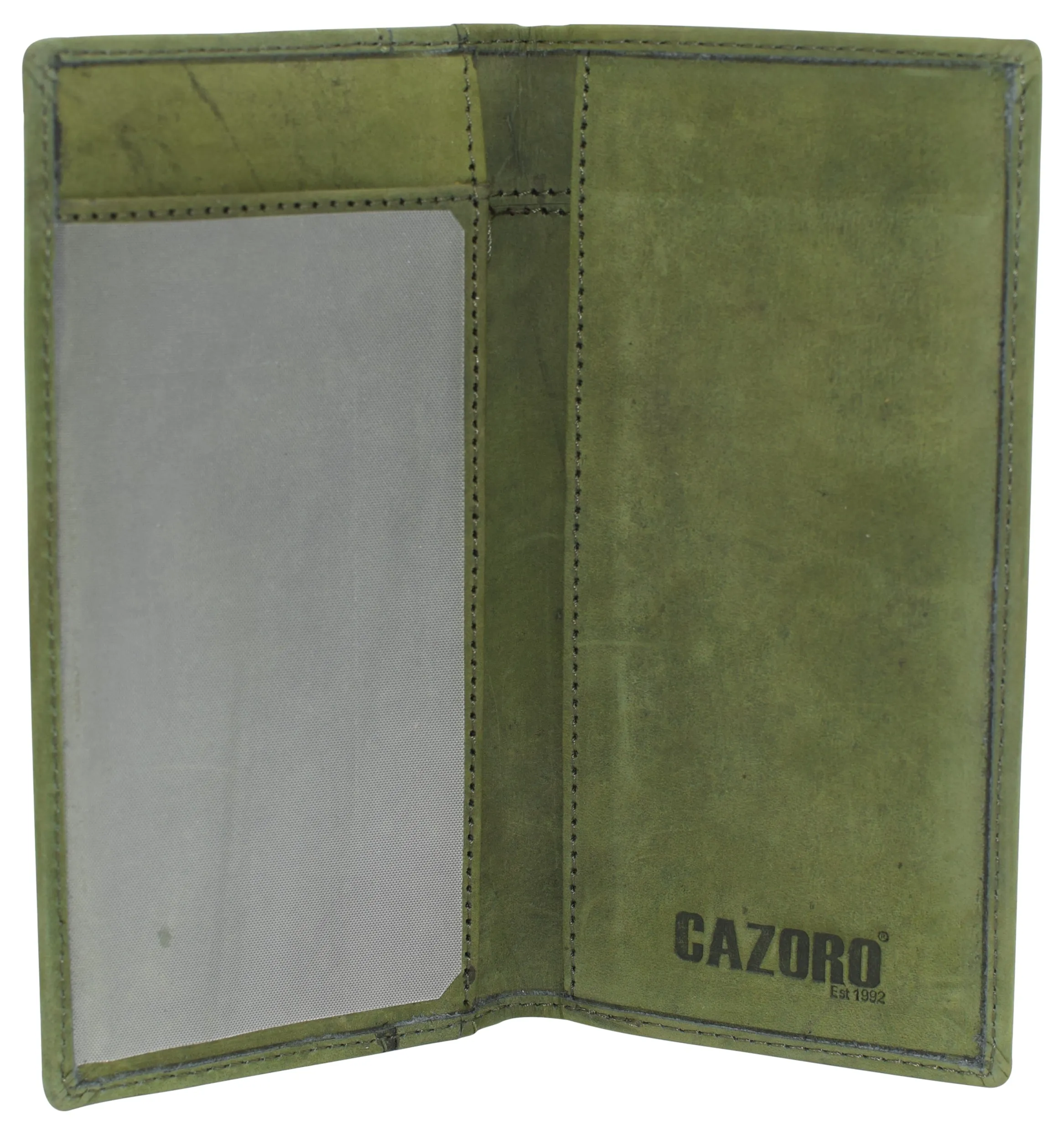 USA Genuine Leather Checkbook Cover For Men & Women Checkbook Holder Wallet RFID Blocking RFID61156HU